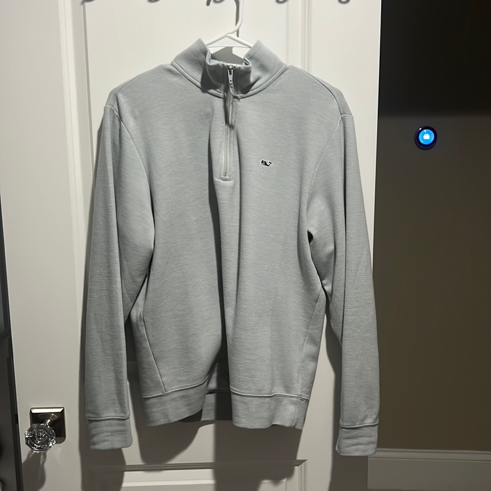 Grey Vineyard Vines Quarter Zip Pullover
